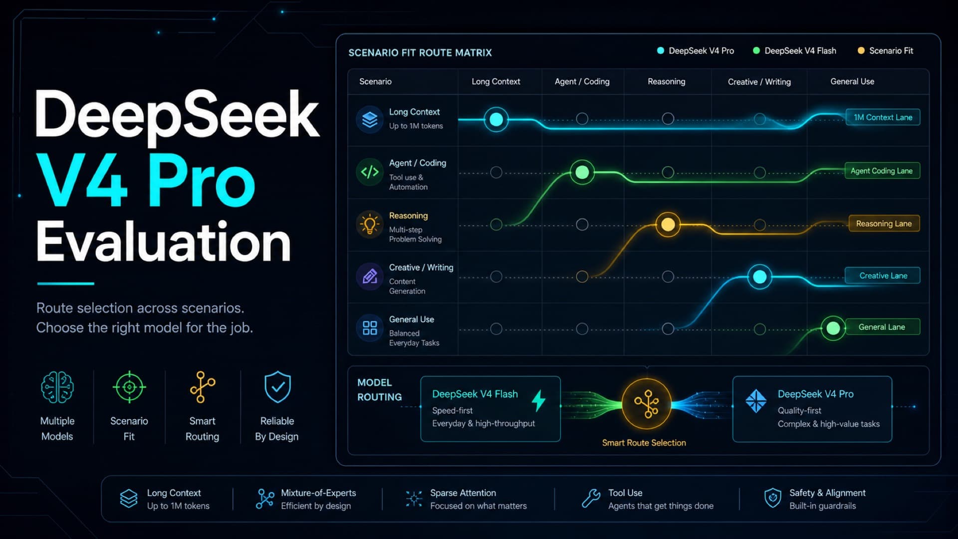 DeepSeek V4 Pro evaluation: scenario fit over parameter racing cover image